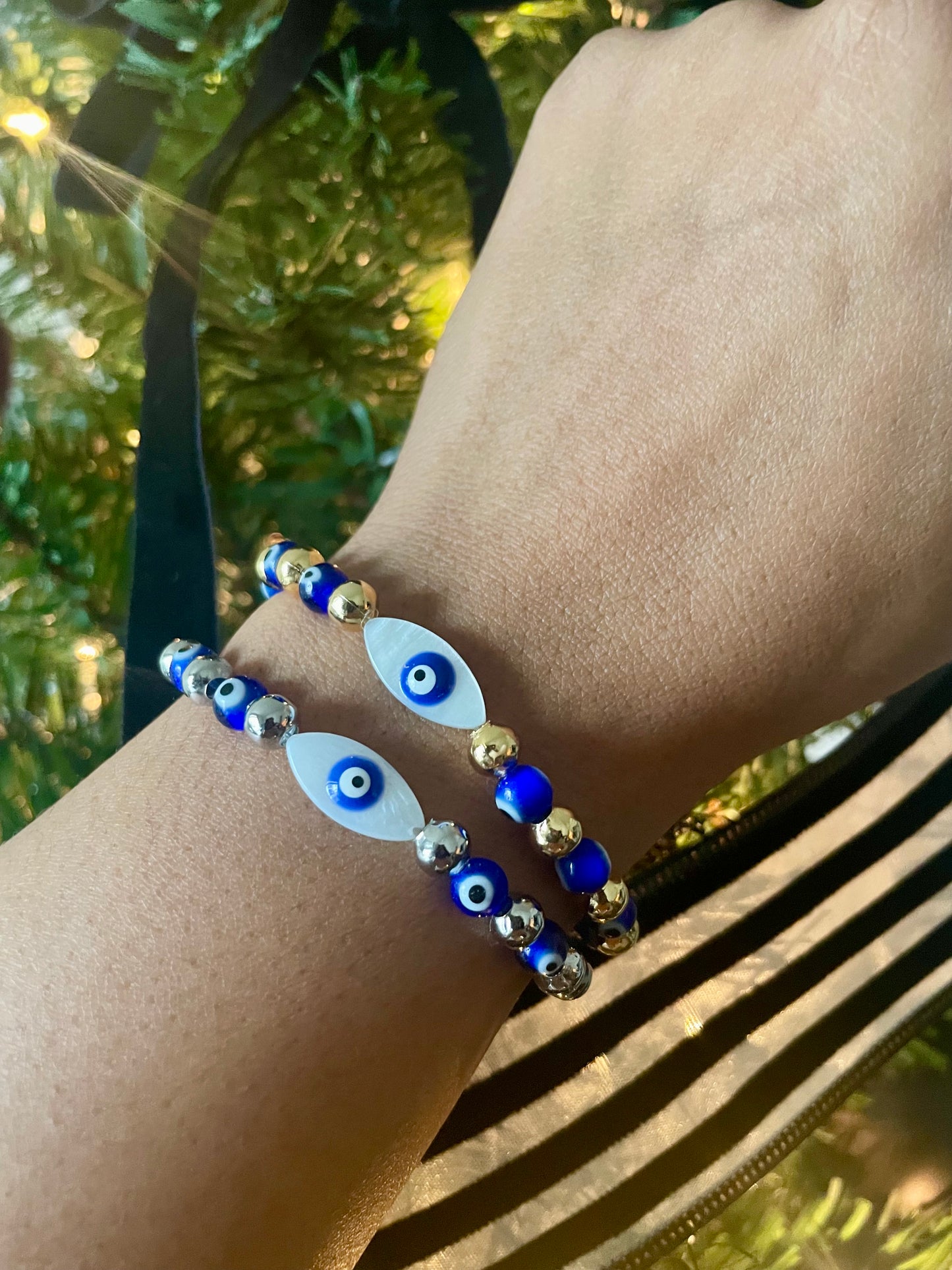 Oval Evil Eye Bracelet